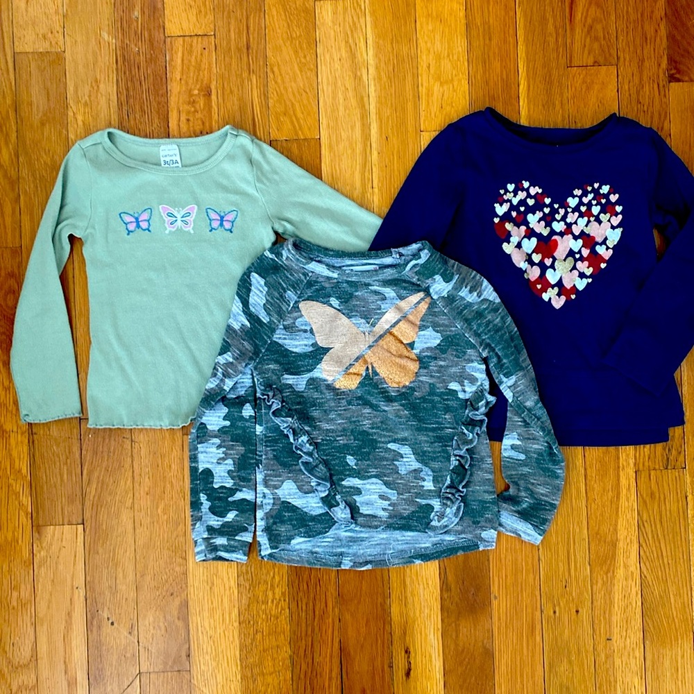 Tops toddle girl 3t, Bundle of 3